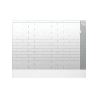 Espejo Rectangular Palermo, Gris, con Luz Led