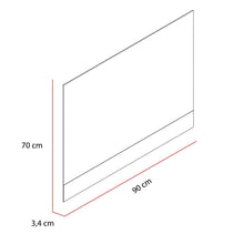 Espejo Rectangular Palermo, Gris, con Luz Led