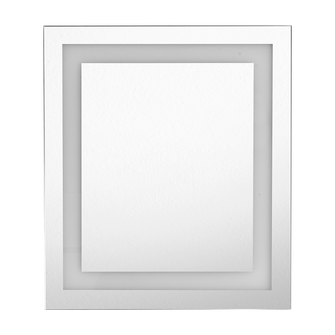 Espejo Rectangular Torino, Girs,  con Diseño en Sandblasting