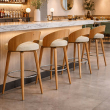 Set Silla Bar Odet 95x44x42cm Beige
