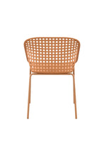 Silla Senit con Brazos, Color Naranja, Con espaldar y diseño Moderno X4