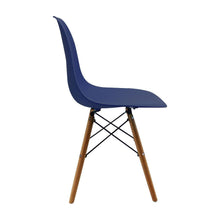 Kit Por 2 Silla DKR Tipo Eames para comedor - Azul oceano