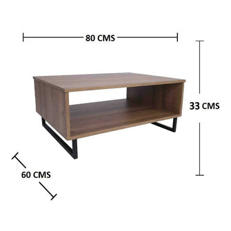 Mesas de Centro Rectangular York (33x80x60) Amaretto.