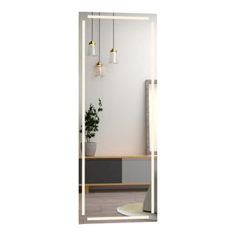 Combo Para Habitación Gema, Incluye Cama - Colchón - Organizador - Mesa de Noche y Espejo