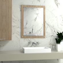 Espejo Rectangular Lille, Madera Clara