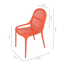 Silla Plástica Alteza, Naranja