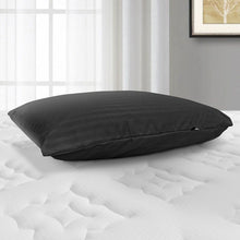 Funda De Almohada Hotelero Lencería Pack 2 Unidades, Color Negro