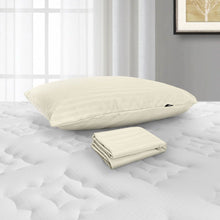 Funda De Almohada Hotelero Lencería Pack 2 Unidades, Color Beige