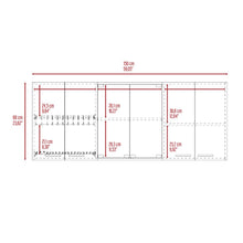 Gabinete Superior Vega, Blanco Duqueza, con amplio espacios espacios para guardar utensilios de cocina