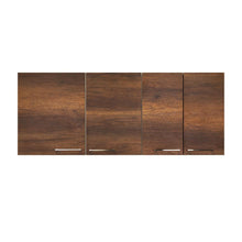 Gabinete Superior Ursa, Blanco y Cobre, con Múltiples Entrepaños Para Almacenamiento