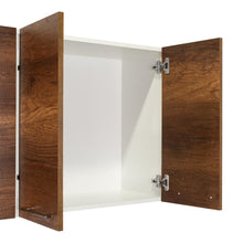 Gabinete Superior Ursa, Blanco y Cobre, con Múltiples Entrepaños Para Almacenamiento