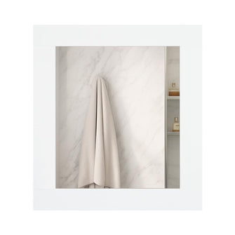 Gabinete de Baño Heston, Blanco Duqueza, con Espejo y Dos Entrepaños ZF