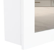 Gabinete de Baño Heston, Blanco Duqueza, con Espejo y Dos Entrepaños ZF