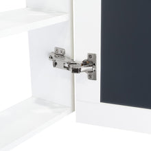 Gabinete de Baño Heston, Blanco Duqueza, con Espejo y Dos Entrepaños ZF