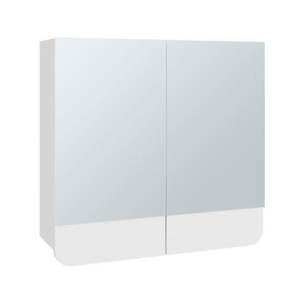 Gabinete de Baño Alondra, Kronos Blanco, con Dos Puerta Batibles y Dos Espejos ZF