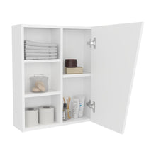 Gabinete de Baño Quintana, Blanco Duqueza, con espejo ZF
