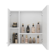 Gabinete de Baño Apolis, Kronos Blanco, Con Puerta Espejo y Dos Entrepaños Para Ubicar Múltiples Objetos  ZF