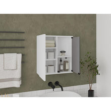 Gabinete de Baño Deneb, Blanco, Incluye Puerta Espejo y Múltiple Superficies