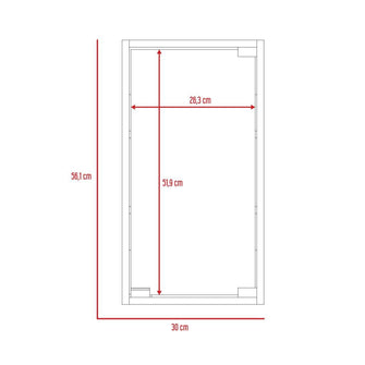 Gabinete de Baño Giada, Blanco, con Espejo