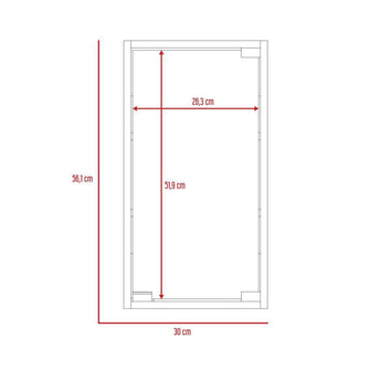 Gabinete de Baño Giada, Blanco, con Espejo X2