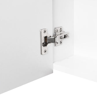 Gabinete de Baño Pérsico, Blanco, con Puerta Espejo y Dos Entrepaños Para Ubicar Objetos