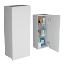 Gabinete de Baño Zielle, Blanco, con Tres Entrepaños X2