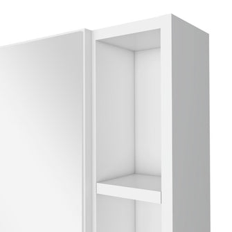 Gabinete de Baño Oman, Blanco, con un espejo y facil instalacion ZF X2