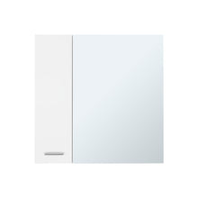 Gabinete de Baño Depp, Blanco, con Puerta Espejo Biselado y Dos Entrepaños ZF
