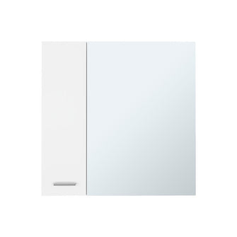Gabinete de Baño Depp, Blanco, con Puerta Espejo Biselado y Dos Entrepaños ZF