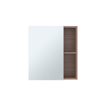 Gabinete de Baño Labell, Avellana, con Puerta Espejo y Entrepaños X2