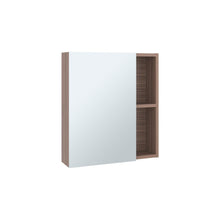 Gabinete de Baño Labell, Avellana, con Puerta Espejo y Entrepaños X2