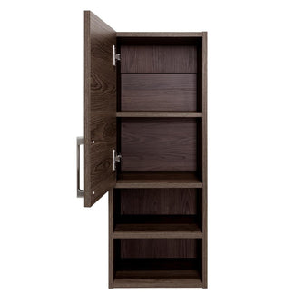 Gabinete de Baño Apolis, Chocolate, con Espacio Para Guardar Objetos de Aseo Personal
