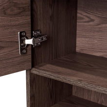 Gabinete de Baño Apolis, Chocolate, con Espacio Para Guardar Objetos de Aseo Personal