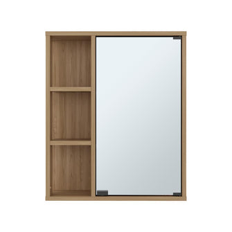 Gabinete de Baño Berkel, Fresno Europeo, con especio para guardar objetos de aseo personal