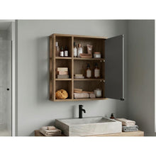 Gabinete de Baño Berkel, Fresno Europeo, con Especio para Guardar Objetos de Aseo Personal ZF