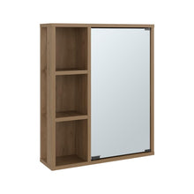 Gabinete de Baño Berkel, Fresno Europeo, con Especio para Guardar Objetos de Aseo Personal ZF