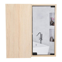 Gabinete de Baño Deneb, Beige, Incluye Puerta Espejo y Múltiple Superficies