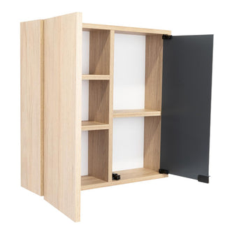 Gabinete de Baño Deneb, Beige, Incluye Puerta Espejo y Múltiple Superficies X2