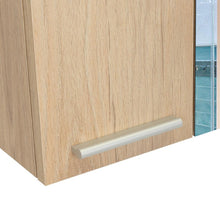 Gabinete de Baño Barents, Beige, con Espejo Biselado de Buen Tamaño y Varios Entrepaños