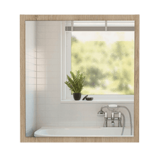 Gabinete de Baño Luma, Beige, con Puerta Espejo y Dos Entrepaños Para Ubicar Múltiples Objetos X2