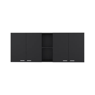 Gabinete Superior Estrella, Wengue, con cuatro puertas batientes