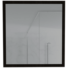 Gabinete de Baño Luma, Wengue, con Puerta Espejo y Dos Entrepaños Para Ubicar Múltiples Objetos