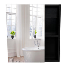 Gabinete de Baño Labell, Wengue, con Puerta Espejo y Entrepaños ZF