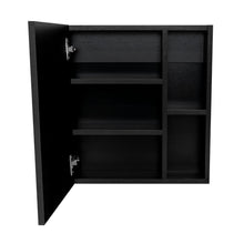 Gabinete de Baño Labell, Wengue, con Puerta Espejo y Entrepaños ZF