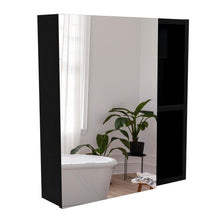 Gabinete de Baño Labell, Wengue, con Puerta Espejo y Entrepaños   X2