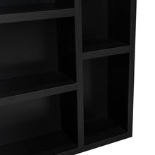 Gabinete de Baño Labell, Wengue, con Puerta Espejo y Entrepaños ZF