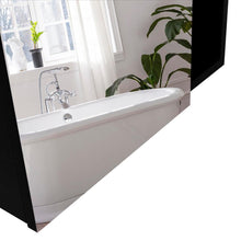 Gabinete de Baño Labell, Wengue, con Puerta Espejo y Entrepaños ZF
