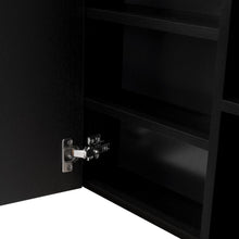 Gabinete de Baño Labell, Wengue, con Puerta Espejo y Entrepaños   X2