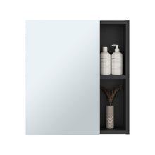 Set de 2 Gabinetes de Baño Labell, Wengue, con Puerta y Entrepaños