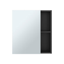 Set de 2 Gabinetes de Baño Labell, Wengue, con Puerta y Entrepaños